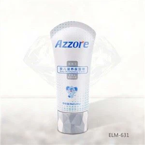 Tabung Oval Kosmetik Dengan Penutup Sliver Rhombic